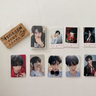 TF家族四代奔跑四张桂源小卡 奔跑4张桂源小卡 张桂源奔跑四小卡 TF Family Fourth Generation Running Zhang Guiyuan Small Cards