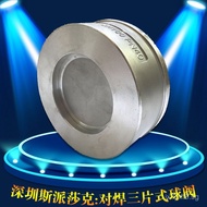 Stainless Steel Clamp-On Check Valve One-Way Valve H72W-16P dn40 50 65 80 100 125 150