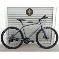 RALEIGH RG630 7 Speed Aluminium Alloy Hybrid Bike | Disc Brake Shimano 1x7 Speed City Urban Bicycle