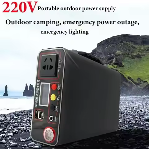 300W 220V Portable Power Station 333Wh 90000mAh Power Bank Solar Generator LiFePO4 Battery Outdoor C