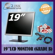 ( DELL HP WIDE 19 INCH LCD GRADE B ) 19  WIDE SCREEN LCD MONITOR