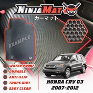 𝗡𝗶𝗻𝗷𝗮𝗠𝗮𝘁 Honda CRV G3 2007-2012 Car Floor Mat and Carpet