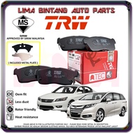 Honda Accord T2A T2M , Odyssey RC1 Front / Rear Brake Pads , Disc Brake Pad TRW