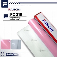 152cm Sticker FANCHI FC219 Super Gloss Glossy Rouge Pink Width 152cm Per Meter