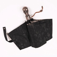 Wholesale Sun Protection Skull Automatic Gold Glue 70% off Creative British Folding Umbrella Fully A