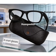 latest Al Camera Glasses MT5 ultra 2026 Smart Glasses Waterproof Anti Blue-Light Sunglasses Music VS