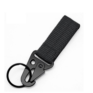 Outdoor tactical nylon webbing buckle multi-function mountaineering buckle olecranon hook buckle belt keychain