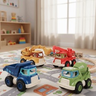 TN5WC4 Construction Trucks, Innovative Design Inertial Driving Dump Truck Toy, Vehicle Toys Multipur