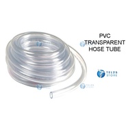 [ 1 LENGTH - METER ] PVC CLEAR HOSE PIPE / TRANSPARENT HOSE TUBE / AIR LINE TUBE