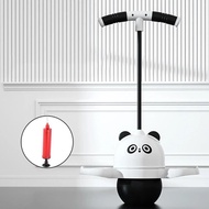 Balance Bounce Ball Jumper Toy with Non-slip Handle Colorful Light Bouncy Ball Kids Growing Toys