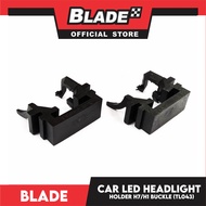 Blade Metal Headlight Bulb Adapter Holder H7 H1 (TL43) 2pcs