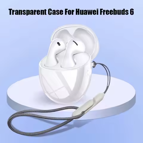 Soft TPU Case For Huawei Freebuds 6 Transparent Protective Sleeve Skin Cover For Huawei Freebuds 6 W