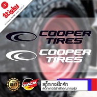 Die-Cut Stickers For Cars COOPER TIRES Pattern With Lifting Tape Waterproof And Sun Protection There