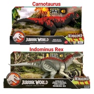 Jurassic World Legacy Collection Reimagined Roarin Real Feel Carnotaurus, Indominus Rex Real Sound