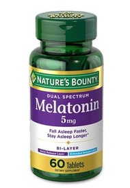 Nature's Bounty Dual Spectrum Melatonin  80 tablets