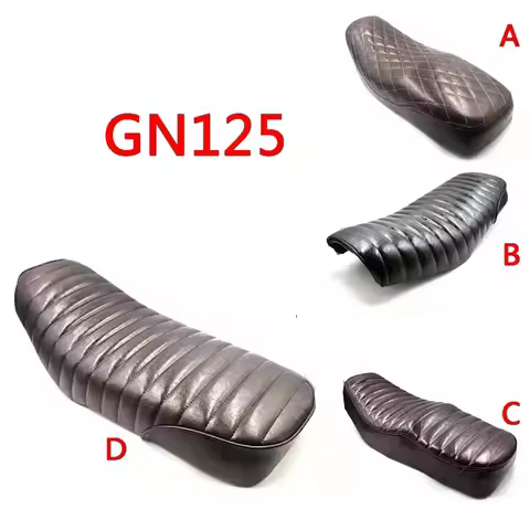 Brown Flat Brat Cafe Racer GN125 Seat Hump Fit for Suzuki GN125 GN400 GR650 GS GT