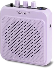 VANPHY Mini Electric Guitar Amplifier 3W Rechargeable Bluetooth Guitar Amp with Clean Overdrive Chan