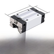 รางนำทางตรงชุบไฟฟ้า HGR HGH 15 20 25 30 35 45 ไม่เกิดสนิม ใช้ได้กับ Silver Interchangeable แบรนด์ Xi