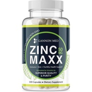 Zinc Maxx 100 Capsules, Zinc Gluconate Immune Booster for Reproductive Health, Skin Care, & Immune B