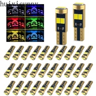 HYS 10PCS T5 LED Bulb Car Instrument Lamp W3W W1.2W 12V Led Canbus Car Interior Lights Dashboard War