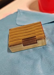 古董都彭 S.T. Dupont Ligne 1 Vintage Lighter 短身打火機—厚鍍金麥穗紋，百分百正品