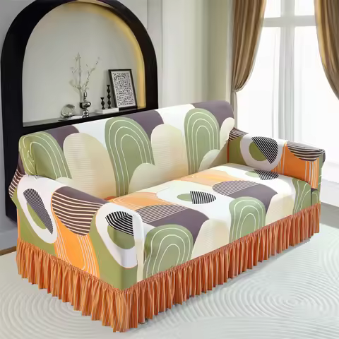 1-Piece Printed Stretch Sofa Cover, Sofa Protector for Single, 2, 3, or 4-Seater Sofas, Aestheticall