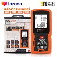 InnTech เครื่องวัดระยะ เลเซอร์วัดระยะ 40/60/80/100 เมตร เครื่องวัดระยะเลเซอร์ขนาดพกพา ตลับเมตรดิจิตอ