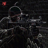 1/6 Scale 4D HK MP5 Submachine Toy Gun Model Puzzles Buildin