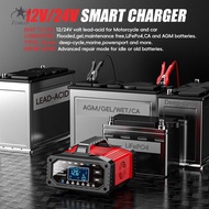 [Fenteer] Portable Car Battery Charger Fast Charge Device for Lead AGM GEL EFB CA Deep Cycle Wet Cel
