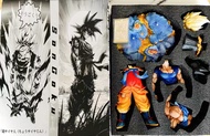Original Dragon Ball Z Son Goku Action Figure Jt Statue with Replaceable Heads LED Base Collectible 