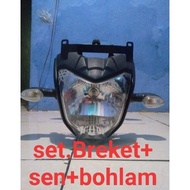 NEW refrektor batok lampu depan headlamp Byson karbu ORI