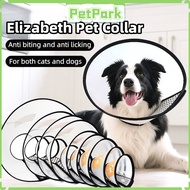 E-Collar Kucing Cone Collar for Pet Dogs Cats Wound Healing Protection Cover Kolar Kon Perlindungan 