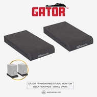 GATOR (SMALL) FRAMEWORKS STUDIO MONITOR ISOLATION PADS FOR 5 INCH STUDIO MONITOR 302MM (L) X 171MM (