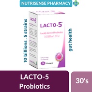 LACTO-5 VEGECAP - 30'S [10 billion CFU]