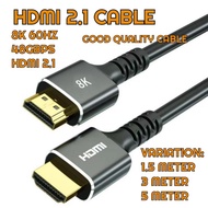 ELINK-W 8K HDMI 2.1 Cable Gold Plated Ultra High Speed 48Gbps For Laptop Astro PC Android Box