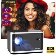 Magcubic 580ANSI Auto Focus Projector Android 11 4K 1080P Wifi6 Voice Control Allwinner H713  BT5.0 