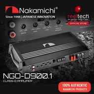 Nakamichi NGO-D900.1 - Class D Mono Block Power Amplifier | MonoBlock High Power Amp | Woofer | Kere