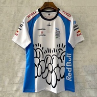 2025 Visa Cash App Red Bull F1 Jersey Crew Neck Men's White Shirt