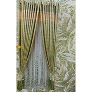 Sliding door kain brocket / langsir  original quality