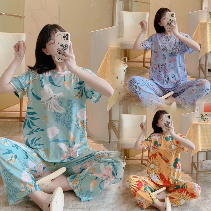 Terno Pajama for Adult Women Free size FITS M-L-XL SleepWear