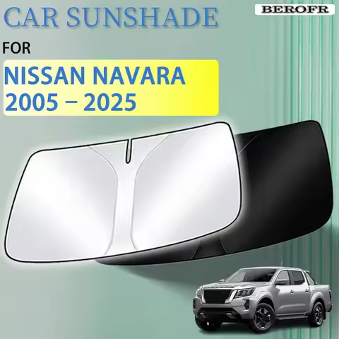 Front Sunshade For Nissan NP300 Navara D40 D23 D27 2005 - 2025 2024 Accessories Car Window Sun Shade