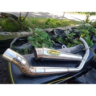 Knalpot racing BSS leher paten non sambugan pnp GL cb MP gl max Gl neotex cb klasik cb100 Tiger lama