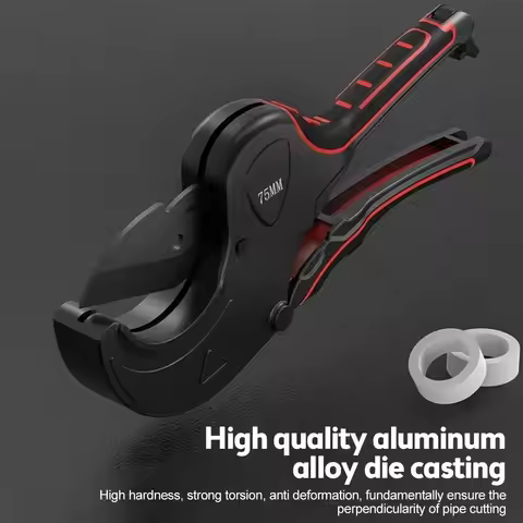 Professional Electric Pipe Cutter Scissors - Hot Melt Water Line Cutting Tool for PVC Pipes Sizes 32
