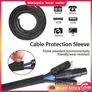 Braided Sleeve Cable Protection Wire Protection Cable Sleeve Wrap Desk Cable Management Sleeve