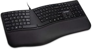 Kensington Pro Fit Ergonomic Wired Keyboard- Black (K75400US)