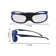1 Set Projector Smart Active Shutter Eyewear Wide Compatibility 3D Glasses