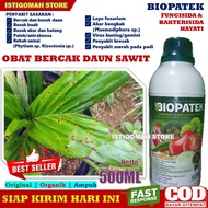 COD MURAH AMPUH Obat Bercak Daun Kelapa Sawit BIOPATEK 500ml Fungisida &amp; Bakterisida Hayati Pupuk untuk Hama Penyakit Obat Semprot Bercak dan Busuk Daun Tanaman Bibit Kelapa Sawit Terbaik dan Ampuh Murah Terlaris