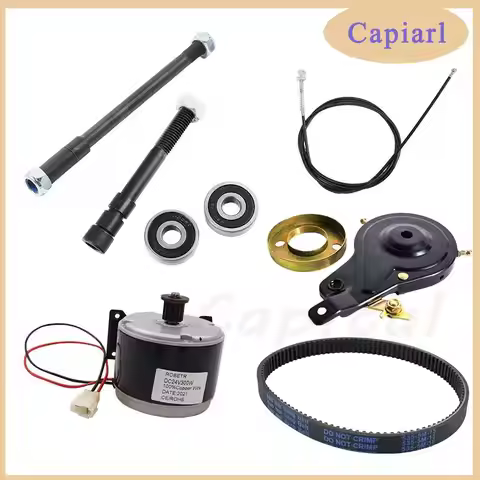 24V 300W DC Brush Motor MY1016 Mini Electric Vehicle Small Brush Synchronized Pulley Scooter Motor