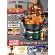 Watson Electric Wok Integrated Electric Heating Pan Multifunctional Household Cast Iron Wok Electric