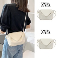 ZARA 2023 Cloud Pleated Bag with Small Design Light Luxury  Spring/Summer New Advanced One Shoulder Crossbody Gift Paper Bag